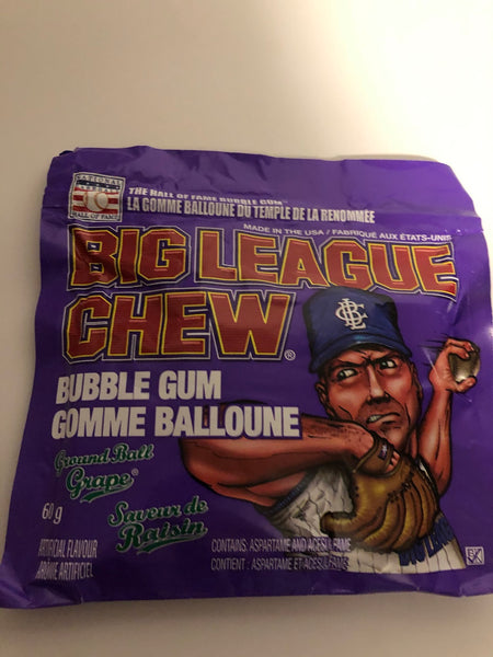 Big League Chew Bubble Gum - Grape